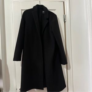 Zara black cardigan coat